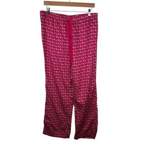 Vineyard Vines Christmas Pajama Pants Sz‎ M Holiday Print Drawstring Pull On